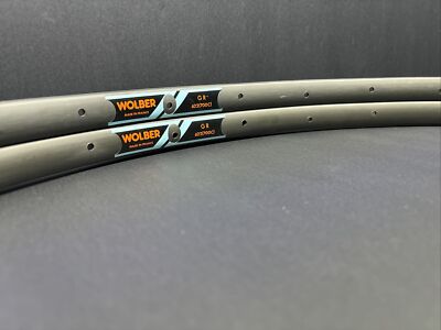NOS Wolber GR 32h Hard Anodize 622 700c Clincher Road Rim Set Fit