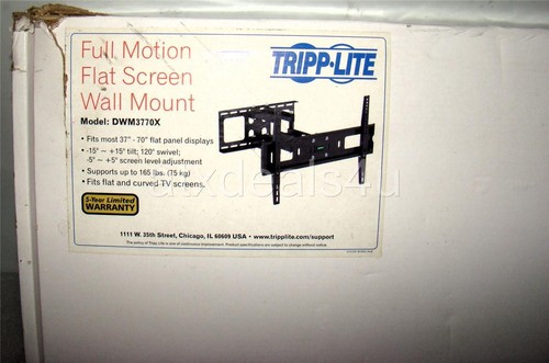 Tripp Lite DWM3770X 37" bis 70" Vollbewegliche Flachbildschirm-Wandhalterung Neu - Bild 5 von 5