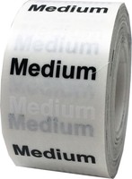 Medium Clothing Labels Size Strip Stickers For Retail Apparel 1.25 X 5 Inch 1... on sale Medium Clothing Labels Size Strip Stickers For Retail Apparel 1.25 X 5 Inch 1... on sale