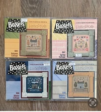 OOP Lizzie Kate Boxers - Autumn, Summer, Spring and Winter Cottage.  