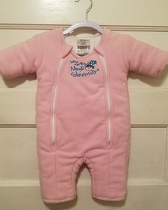 baby girl fleece sleepsuits