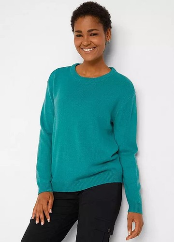Bonprix türkisfarbener Pullover mit Rundhalsausschnitt - Größe 14 - neu ohne Etikett - UVP 20 £