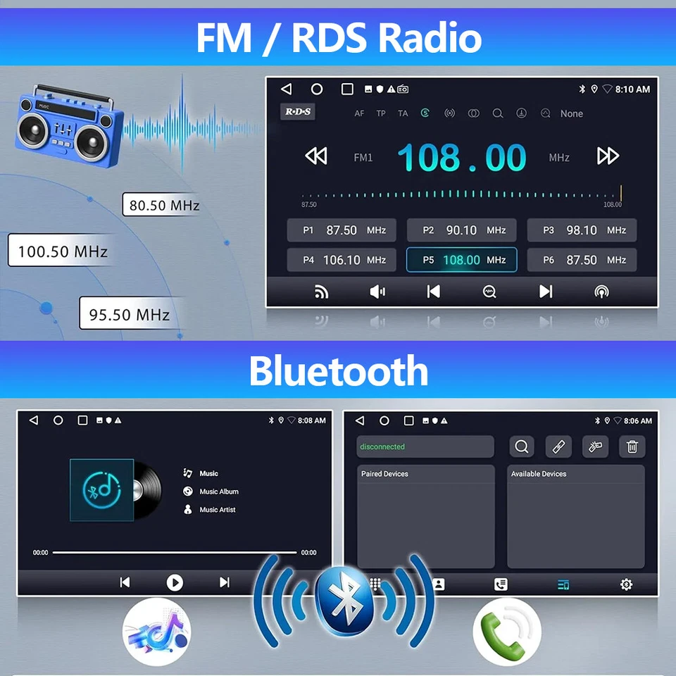 For Dodge Durango 2014-2020 2+32G Android 13 Car Stereo Radio GPS Navi CarPlay - Image 4 of 4