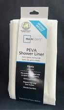 Mainstays Magnetic Shower Curtain Liner Standard 70”x 72")