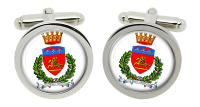 Ancona (Italy) Round Cufflinks in Box