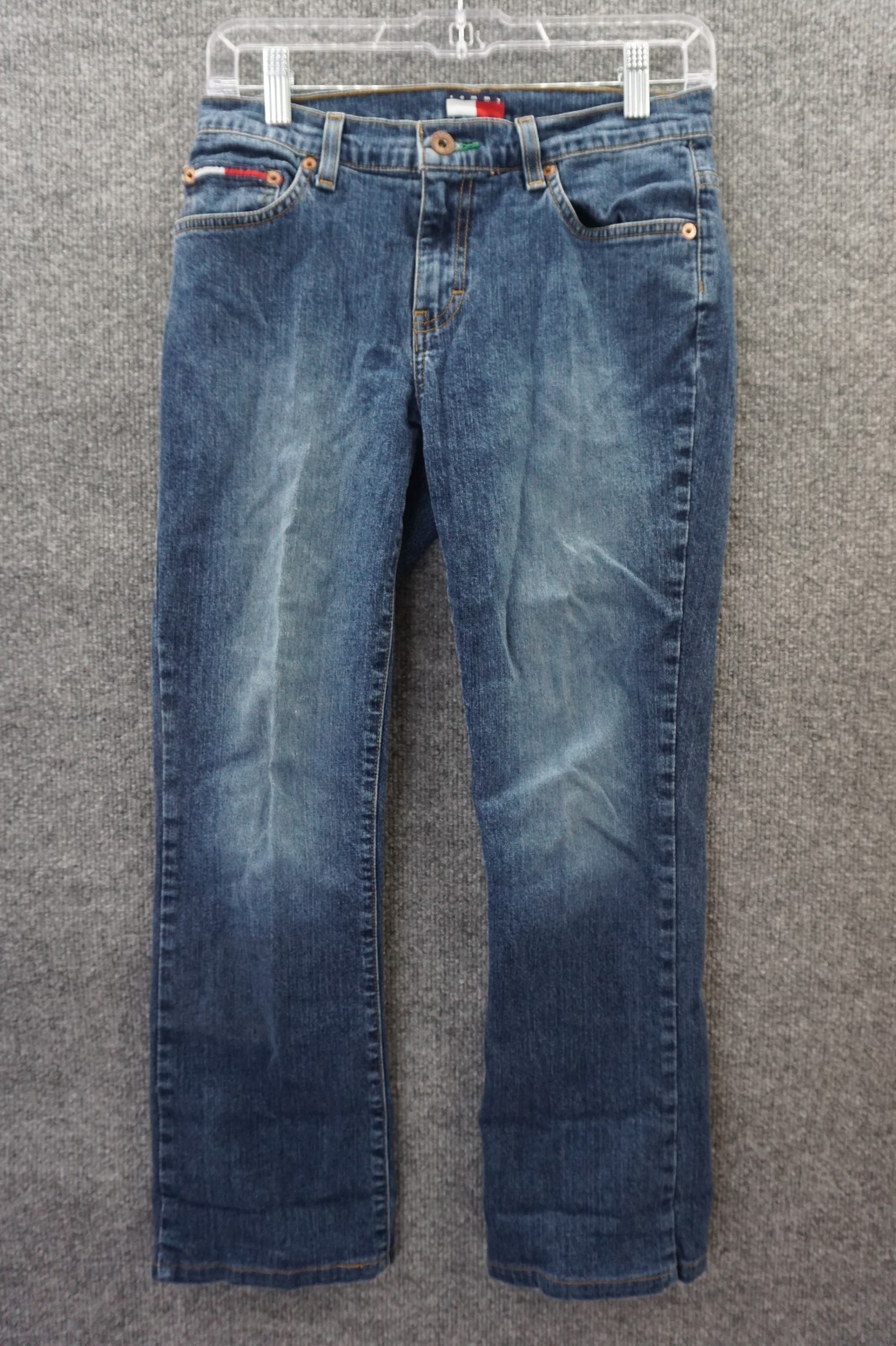 Tommy Hilfiger Womens Juniors Size 5 Vintage Blue Super Low Rise Jeans