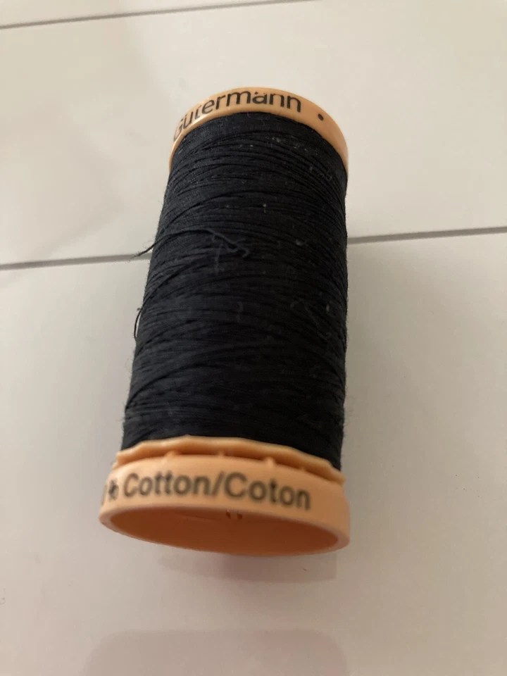 Gutermann Natural Cotton Thread 274 yards-Charcoal, 251C-6210 - Image 3 of 4