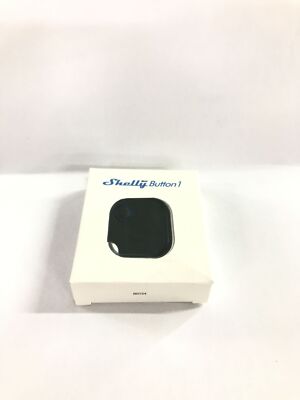 Shelly BLU Button1 - Schwarz | Intelligente Bluetooth-Taste