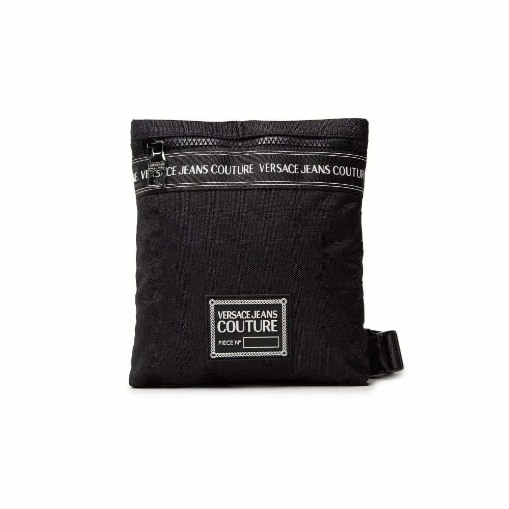 Versace Jeans Couture Nylon Black Patch Logo Pouch | eBay