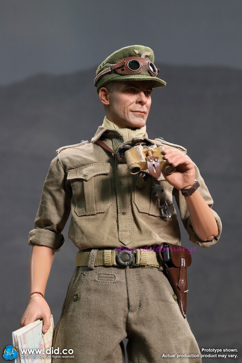 DID 1/6 D80151 WWII Africa Corps Infantry Captain Wilhem Action