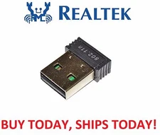Genuine Realtek RTL8188 MINI USB WiFi Wireless 802.11B/G/N Card Network Adapter