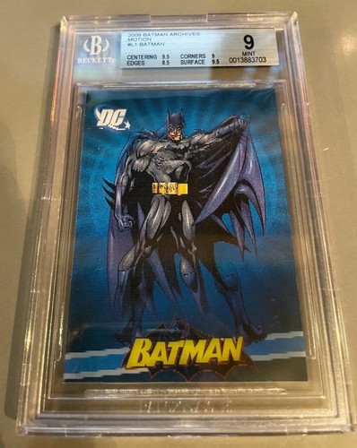 2008 DC Batman Archives 3D movimento lenticolare #L1 inserto scheda BGS 9 POP 2 Marvel - Foto 3 di 3