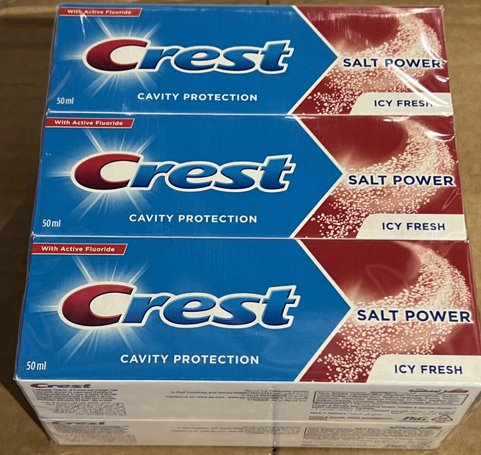 Crest Cavity Protection Toothpaste Regular 50ml (Pack of 6)