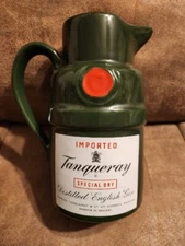 Tanqueray Distilled English Gin ceramic pitcher pub jug 7"H barware 