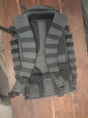 511 Tactical All Hazards Prime Double Tap Black Backpack Rucksack - Picture 2 of 4