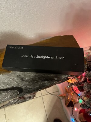 Ionic Hair Straightener Brush 2 In 1 MCH Heating Model MX-1699B Open Box