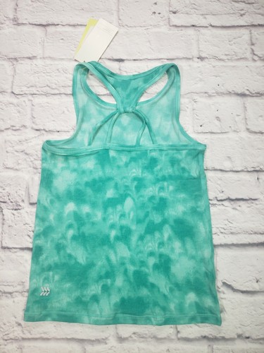 All In Motion Girls Size XS 4/5 Activewear Green Tank Top - Picture 3 of 3