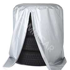 Car SUV Tire Cover Case Spare Wheel Storage Protect Bag SilverFor 13-16in Tires