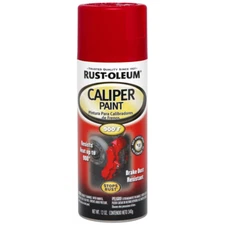Automotive Gloss Caliper Red Spray Paint Chipping Peeling Oil Gas Rust Resistant
