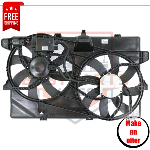 NEW Radiator Cooling Fan w/ Control Module for 2007-2013 Ford Edge / Lincoln MKX