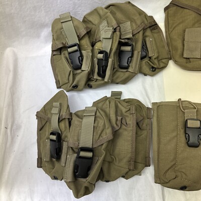 Eagle Allied Industries Early MLCS Pouch Lot Khaki NSW DEVGRU Navy