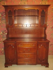 Solid Cherry China Cabinet Brass Grill Tell City Chair Company Dowry Collection