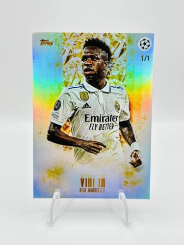 2023 Topps UEFA Champions League Gold Vinicius Jr Vini 1/1 Real Madrid