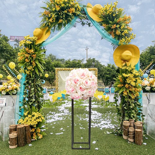 Metal Iron Flower Stand For Wedding Party Road Lead Holiday Home Decoration - Picture 2 of 18