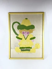 Cathy Heno Suffel 1978 18x24 "I Love Tennis" Serigraph Signed Painting Rare 3/5