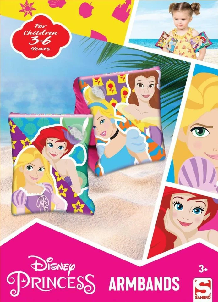 Disney Princess aufblasbare Kinder Schwimmflügel 3+ Jahre