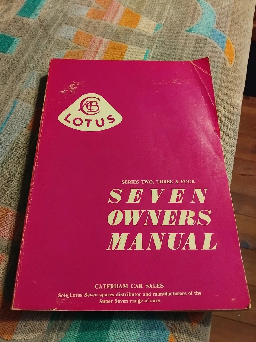 Repair Manuals & Literature for Lotus Seven for sale | eBay