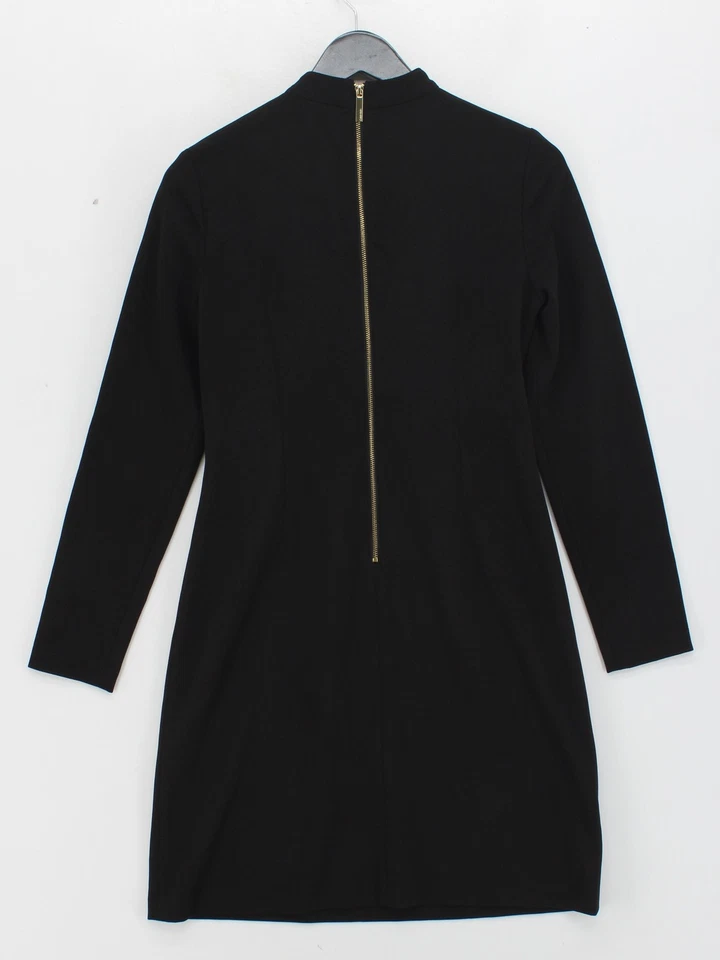 Calvin Klein A-Line Midi Dress UK6 in Black - Image 2 of 4