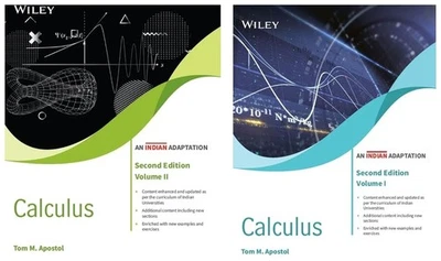 Calculus, Vol. I + Calculus, Vol. II by TOM M. APOSTOL, 2nd International Ed.