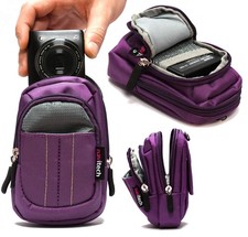 Navitech Purple Camera Case For Canon SX740 HS PowerShot NEW