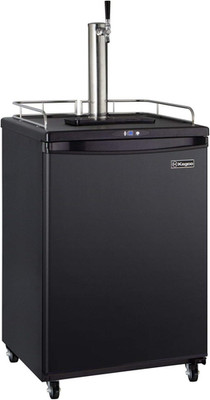 Keg Dispenser, Single Faucet, Black