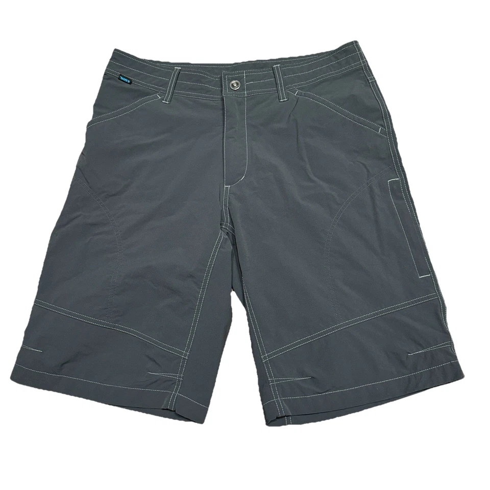 Juego de 2 Pantalones Cortos KUHL Para Hombres 34 Gris Verde Renegado Senderismo Senderismo Aire Libre Carga Foto 2 de 4