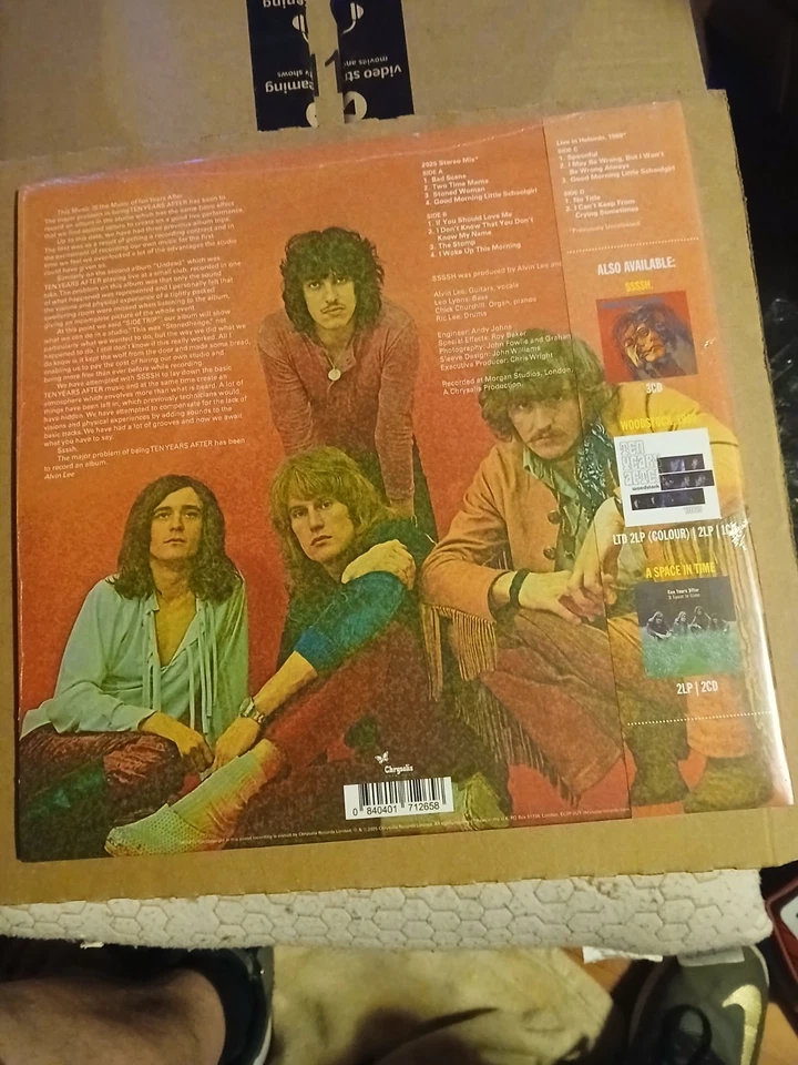 Ten Years After - Ssssh 2025 Deluxe Edition 2LP( BLACK Vinyl / 2LP)SEALED - Image 3 of 4