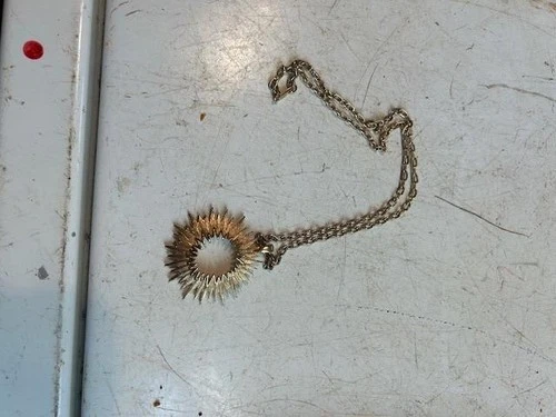 Sarah Coventry Outer Space Gold Necklace