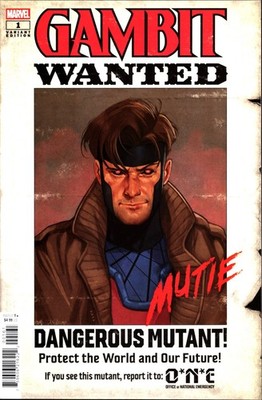 Gambit Wanted #1: Phil Noto Wanted Variant B (NM)