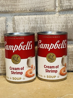 #ad Campbell’s Cream of Shrimp Soup Condensed 10.5 Oz 2 Cans Exp 12 2026 Casseroles $34.95