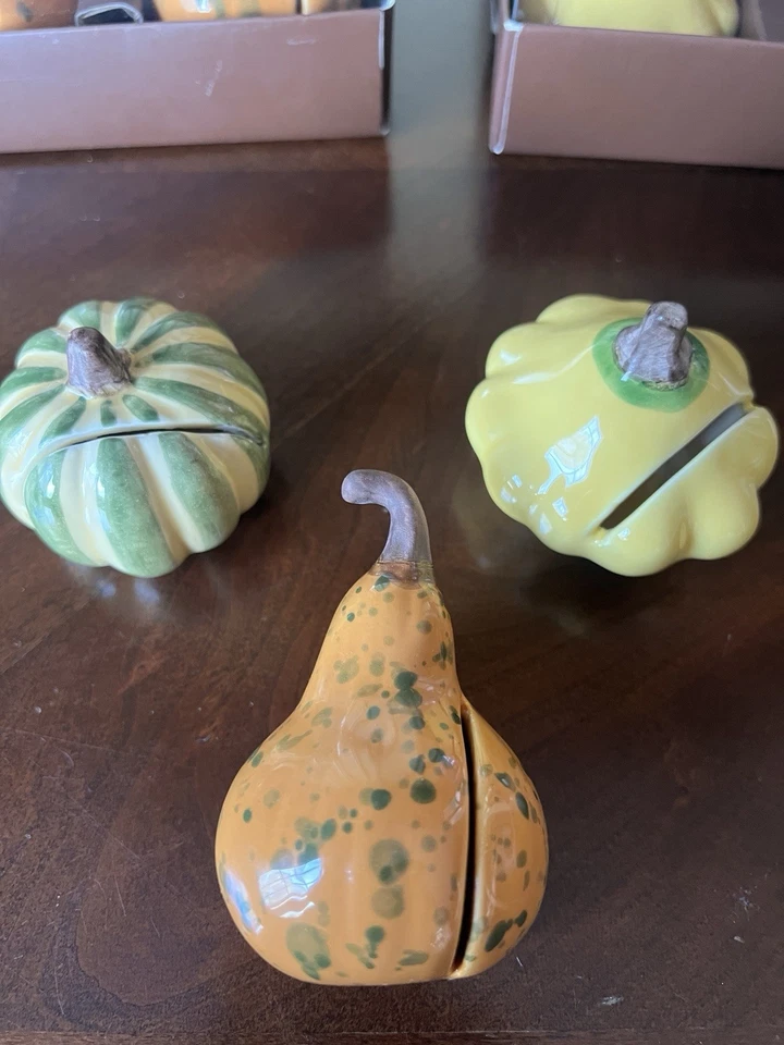 Tarjeteros William Sonoma COSECHA DE OTOÑO, 3 cajas. Foto 2 de 4