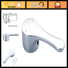 Single Handle Faucet Replacement Compatible with 35mm Cartridge - Polished Chrom