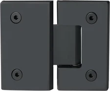 Alise Glass Shower Door Hinges, 180 Degree Shower Door Hinges for Glass Doors,He