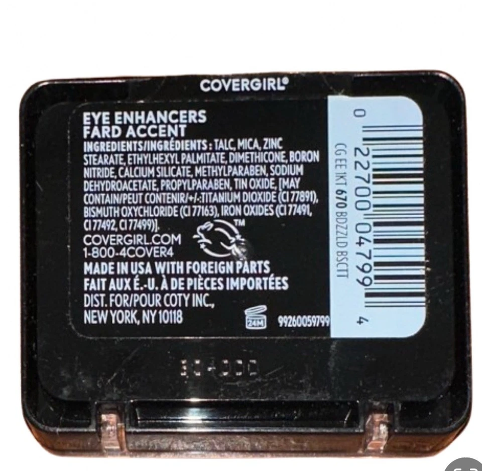 CoverGirl Eye Shadow / Enhancers 670 Bedazzled Biscotti x1 NEW Sealed VHTF - Image 2 of 2