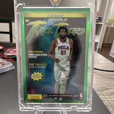 Joel Embiid 2025-26 Topps Chrome Tall Tales Green Refractor #TT-3 10/99 76ers