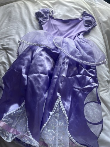 Disney Sofia The First Purple Princess Dress S/M - Picture 4 of 9