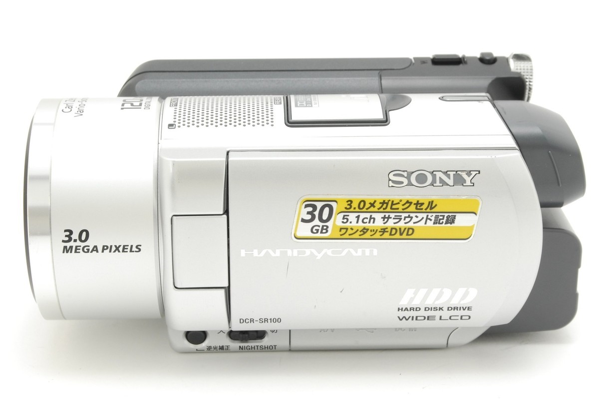 美品　SONY ビデオカメラ　DCR-sr100 NEAR MINT w/case] SONY DCR-SR100 Handycam Comcorder 30GB
