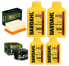 TAGLIANDO BMW C 650 GT 2013 OLIO BARDAHL XTC 10W40 FILTRO OLIO E ARIA HIFLO