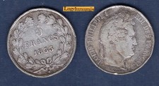 5 Francs 1833 T Nantes TB VIII - TL TR Louis Philippe Ier 1830 - 1848