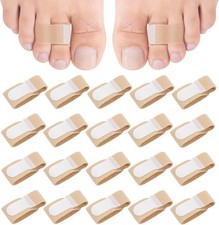 20 Pack Fabric Hammer Toe Corrector Toe Straightener for Women & Men, Broken To